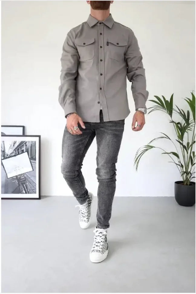 Men's Brushed Casual Shirt – Youth Style