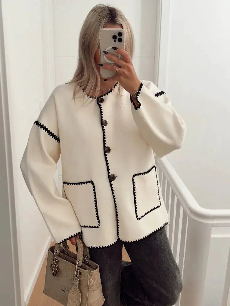 Fashionable Knit Cardigan Coat: Women's Winter Style