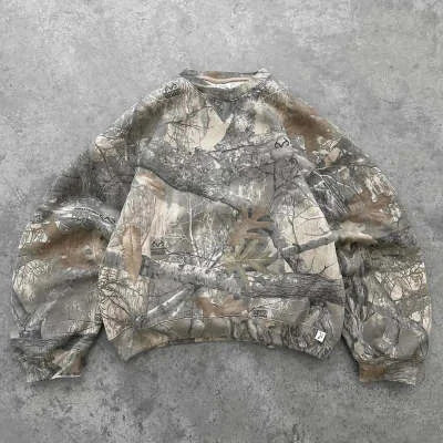 Urban Camo Retro Oversized Hoodie