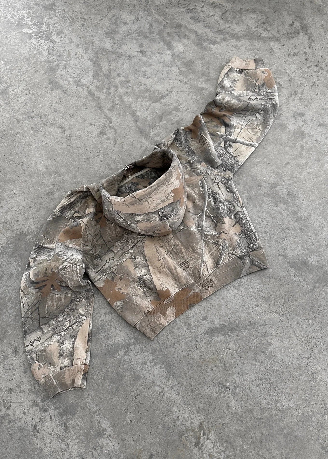 Urban Camo Retro Oversized Hoodie